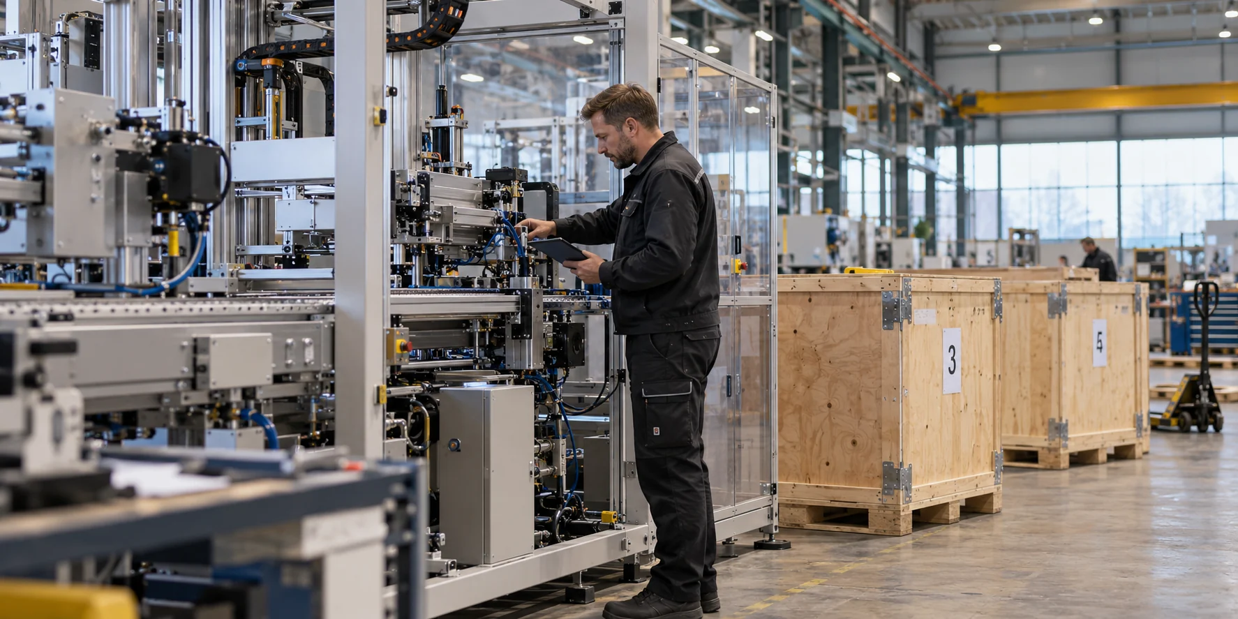 Illustrative operational scene for Hamburg Export Readiness