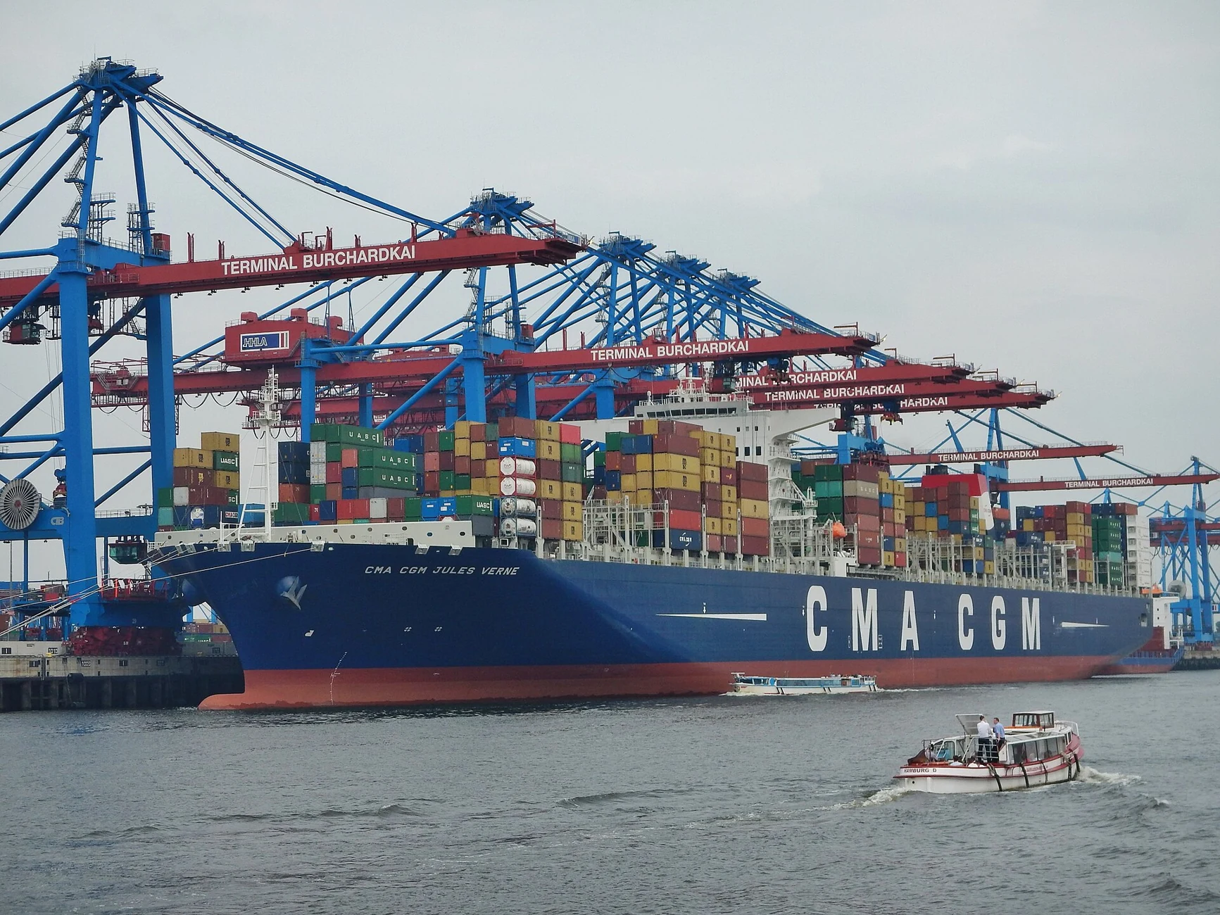 View of Port of Hamburg