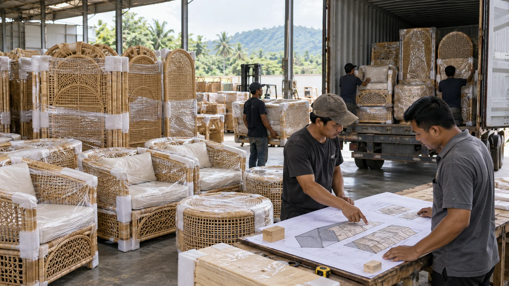 Illustrative operational scene for Woven Cargo Assurance