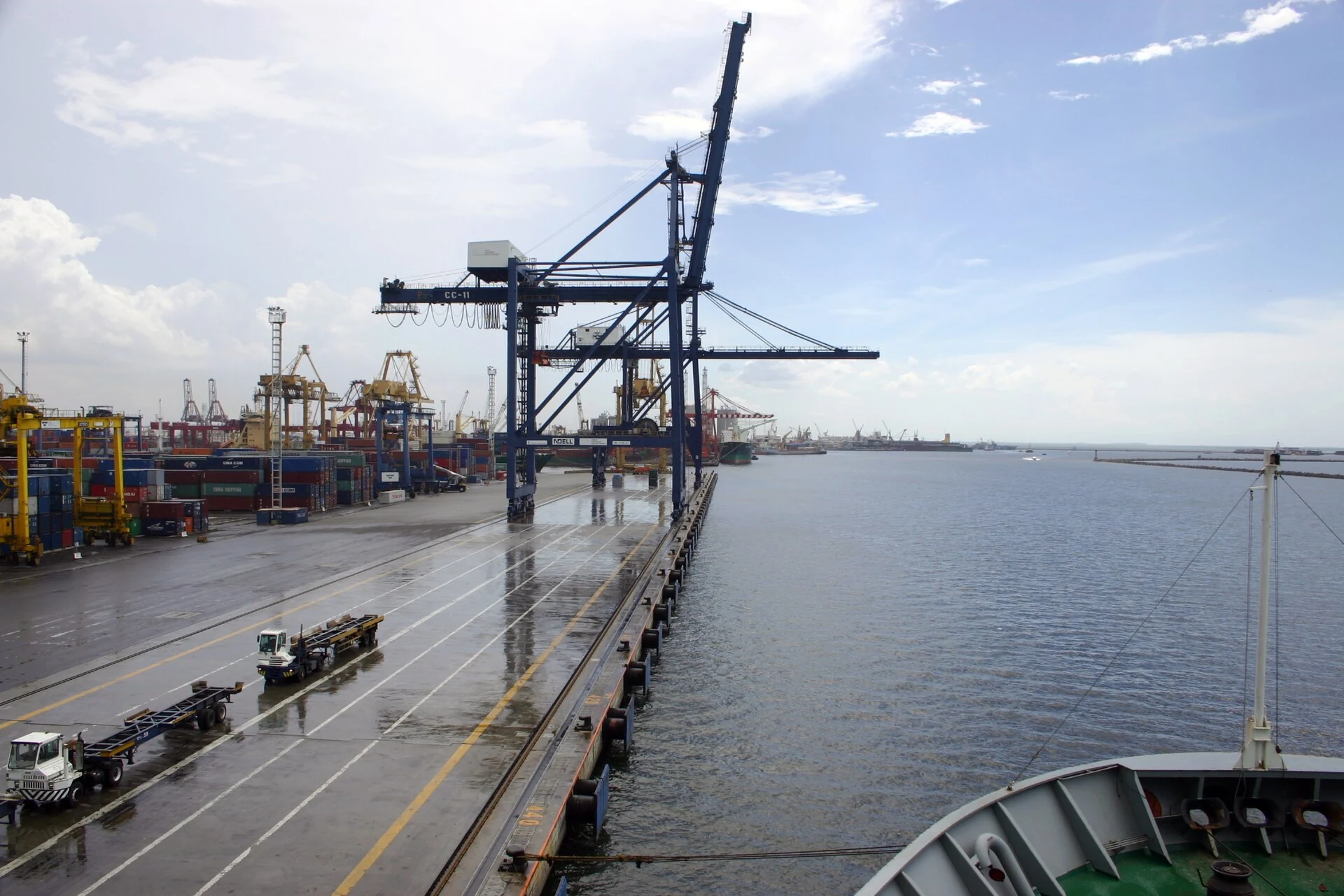 View of Tanjung Priok Port, Jakarta