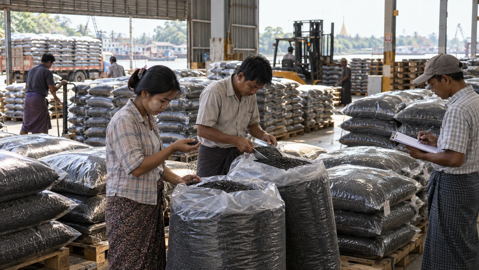 Illustrative operational scene for Thilawa Origin Integrity Programme