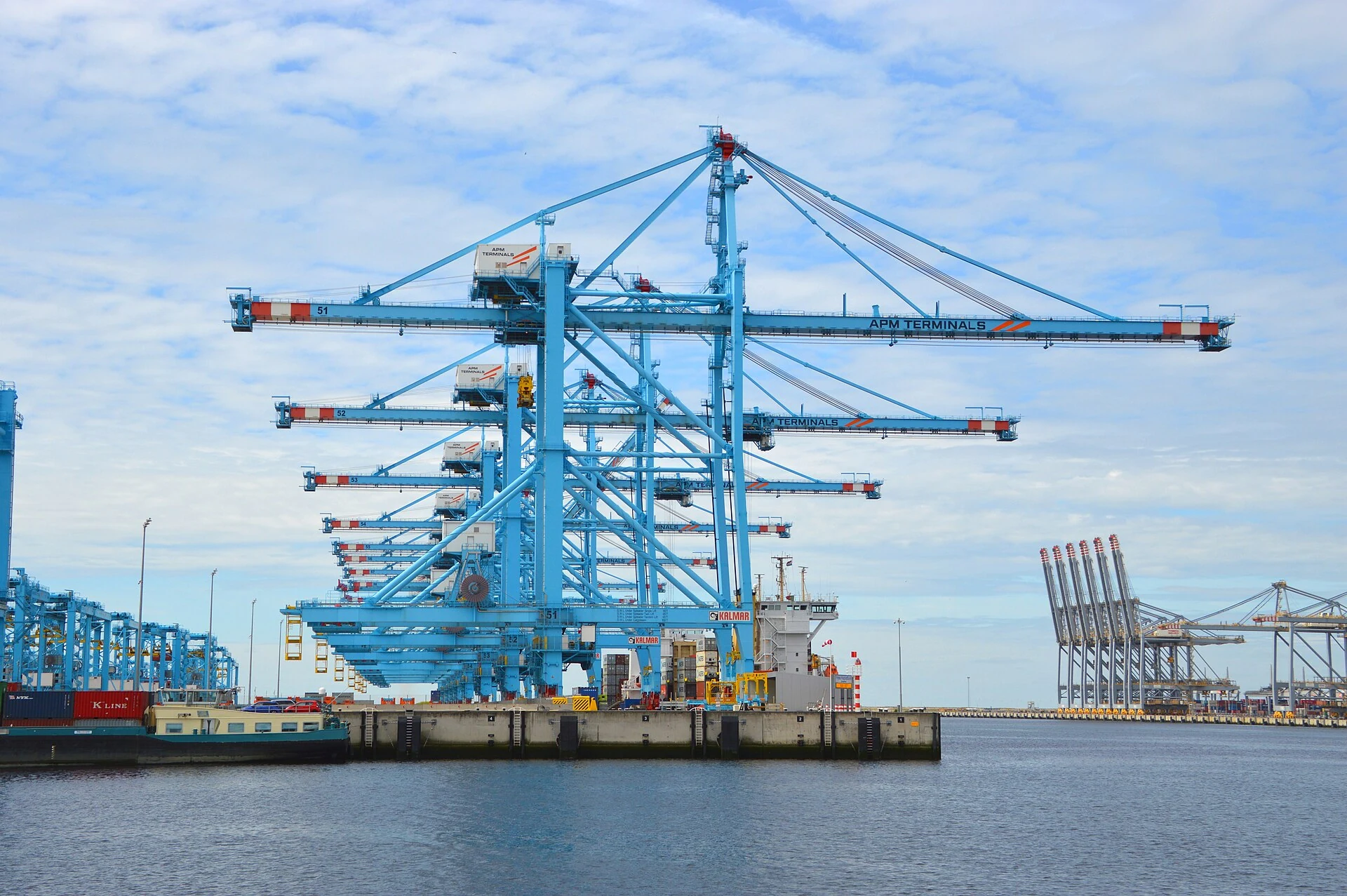 View of Port of Rotterdam