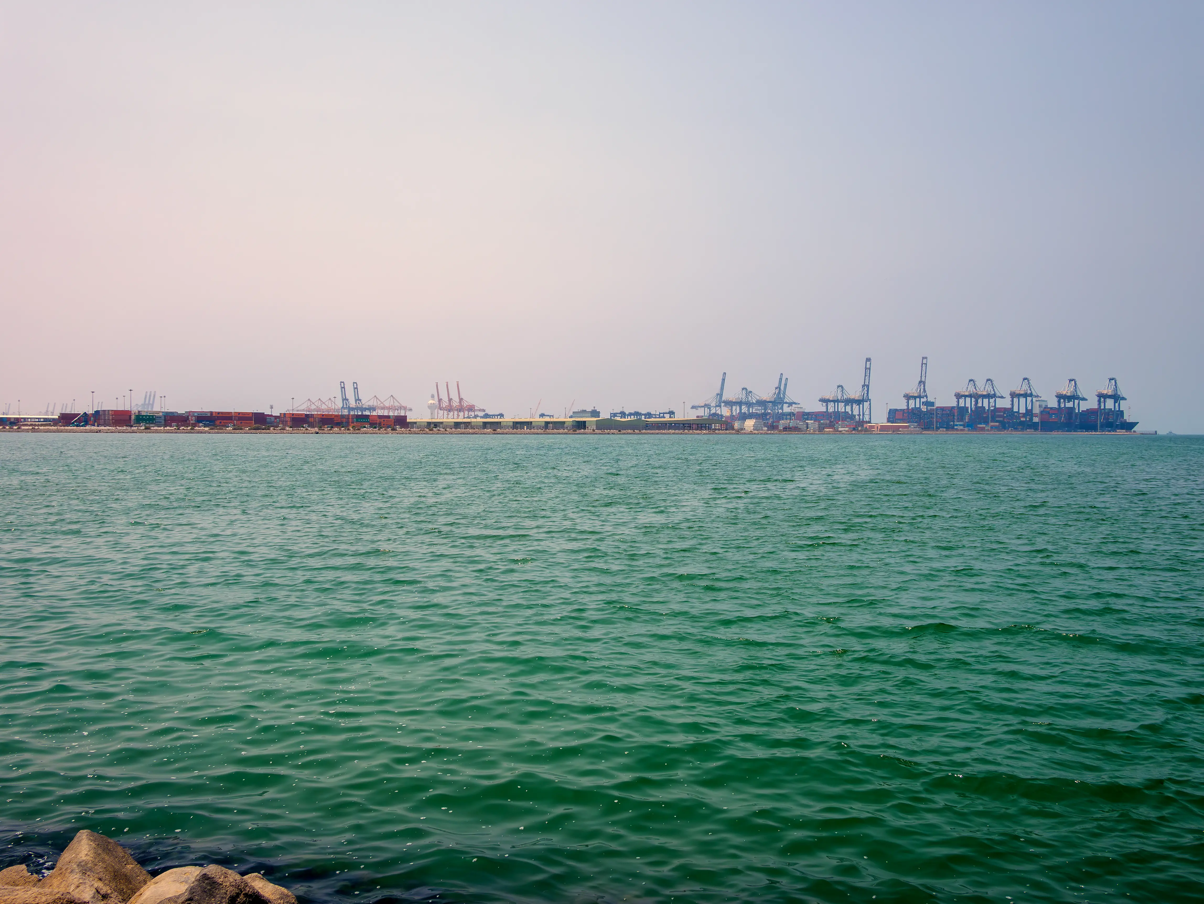 View of Jeddah Islamic Port