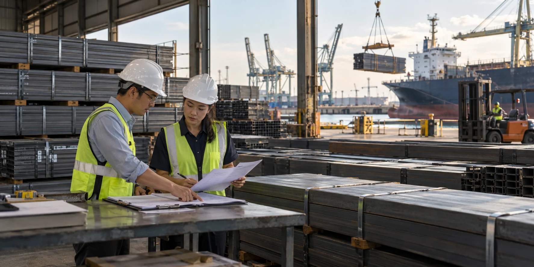 Illustrative operational scene for Jurong Metals Trade Control