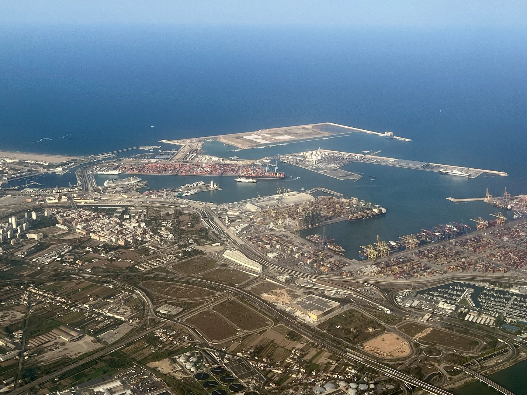 View of Port of Valencia