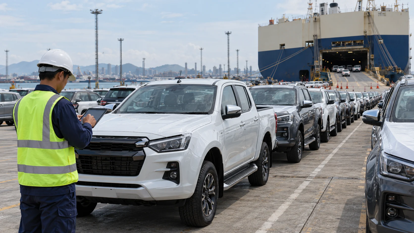 Illustrative operational scene for Vehicle Export Integrity