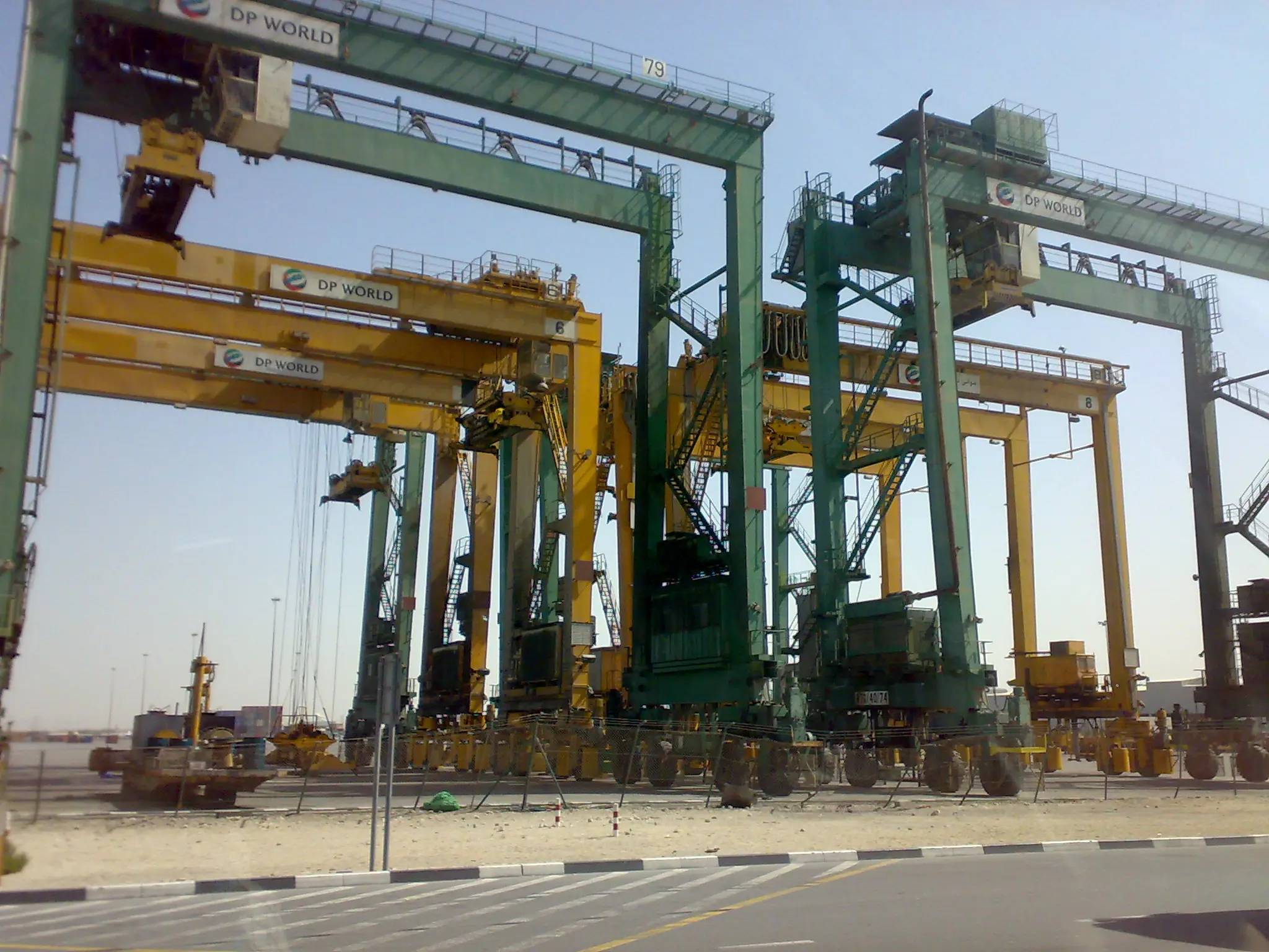 View of Jebel Ali Port, Dubai